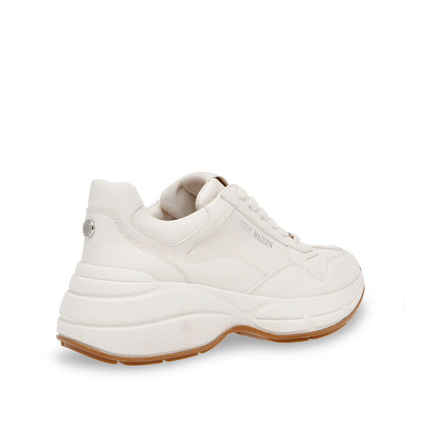 LEGION Lace-up Stitching Platform Dad Shoes-Off-White