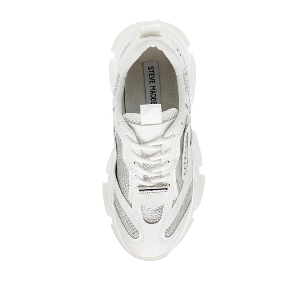 POSSESION-R Drilled Thick Sole Samurai Dad Shoes-White