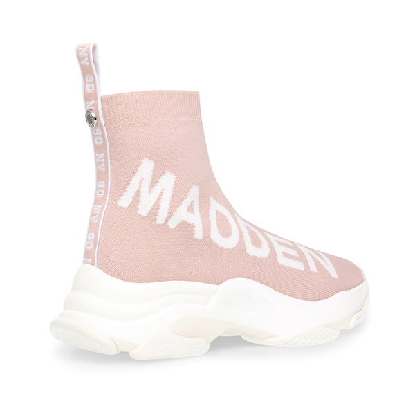 MAESTRO 潮流款 品牌字母襪套休閒鞋-粉色