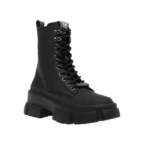 TAKEDOWN Platform Lace-Up Boots - Black