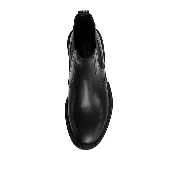 ASTUTE Plain Low Cut Martin Boots - Black