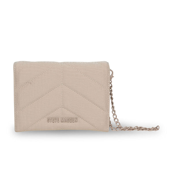 BASHA-C Twill Wallet Envelope Bag - Beige
