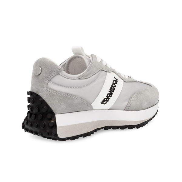 LINEAGE Suede Strap Platform Casual Shoes-Grey