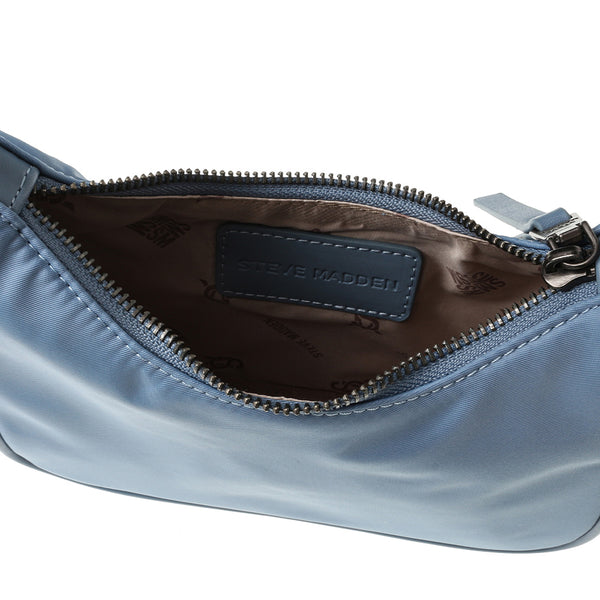 BGLIDE plain nylon shoulder bag - blue