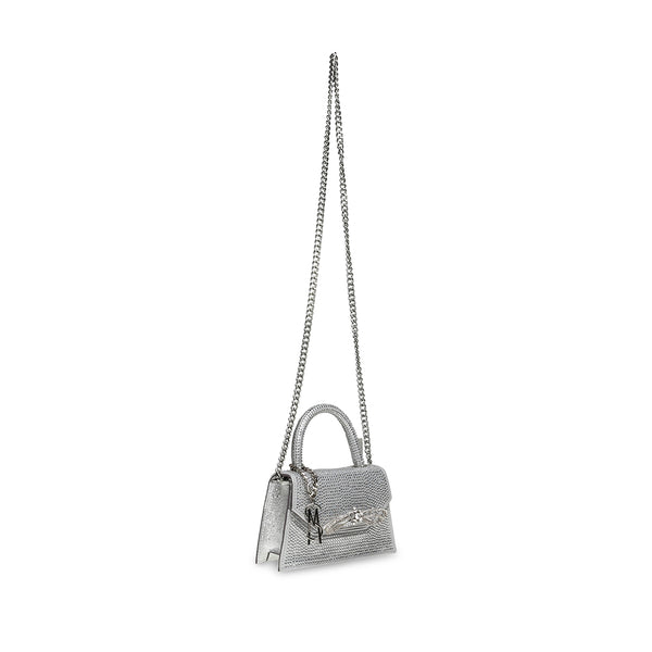 BGLIMPSE Diamond Bow Envelope Bag - Silver