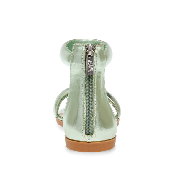INFUSE Strap Flat Sandals - Green